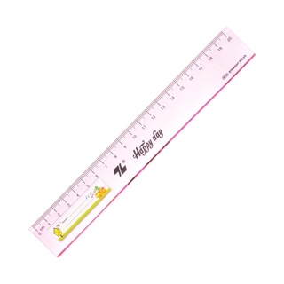 Thước Thẳng 20cm SR-02 - Màu Hồng