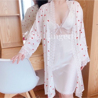 Áo choàng ngủ hoạ tiết