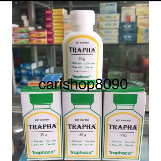 Bột khử mùi trapha