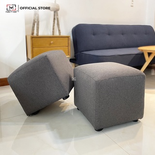 Ghế đôn đệm vuông nhiều màu thương hiệu MW FURNITURE
