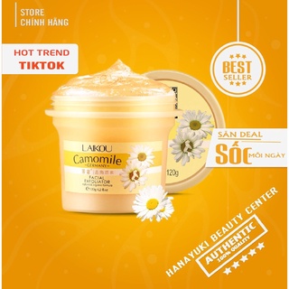 Gel tẩy tế bào chết peel da hoá học hoa cúc, tảo biển Laikou Camomile Facial Exfoliator - Hanayuki Asia