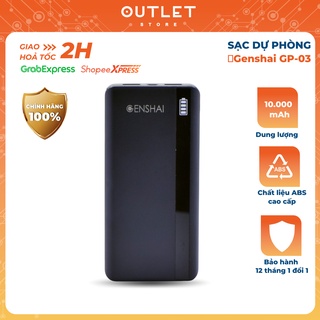 [Mã SKAMSALE03 giảm 10% đơn 200k] Sạc Dự Phòng Chính Hãng Genshai GP-03