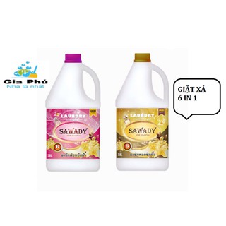Nước Giặt Xả 6 In 1 Sawady Thái Lan 3,8L