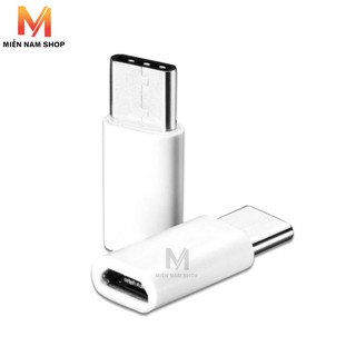 Bộ 2 đầu chuyển đổi từ Micro usb sang Type C (Loại có OTG)