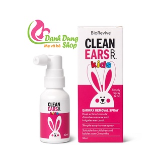 [new] Xịt Tan Ráy Tai Cho Bé Cleanears Kids 30ml, Úc