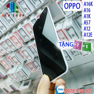 Kính chống nhìn trộm OPPO A1K, A16, A16K, A12, A57 4G 2022, A73 5G  - full màn hình -Cảm ứng mượt mà