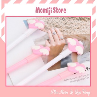Bút trái tim thiên thần bút dễ thương bút cute viết gel màu đen