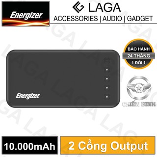 Pin sạc dự phòng Energizer 10000mAh 2 cổng Output - UE10022