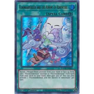 [Mã 155ELSALE giảm 7% đơn 300K] Thẻ bài Yugioh - TCG - Floowandereeze and the Advent of Adventure / BACH-EN060'