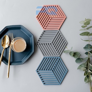 Miếng lót nồi ly cốc silicon cách nhiệt họa tiết dễ thương LN03