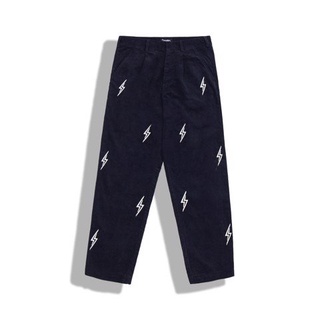 Quần dài nam SWE BOLT CORDUROY PANTS/ Black / vải nhung dày dặn, form tôn dáng.