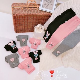 Quần dài bé gái, quần legging cho bé chất cotton co giãn 4 chiều mềm mại, thoải mái Xu Xu Kids size từ 7 đến 20kg