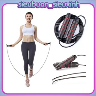 Dây nhảy tập thể dục thể thao dây lõi thép cao cấp 2,7m giúp nâng cao sức khỏe, săn chắc chân tay
