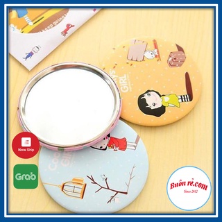 Gương mini cần tay nhỏ gọn siêu xinh phong cách Hàn Quốc - 00069