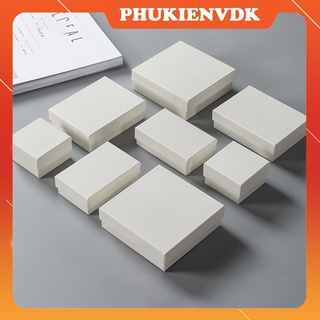 Hộp quà tặng hộp trang sức màu trắng