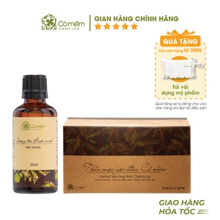 Combo Tóc mây Gồm Thảo Mộc Gội Dầu và Dưỡng Tóc Cỏ Mềm