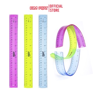 Thước kẻ 30cm Deli nhựa dẻo E6209