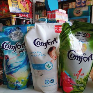Nước xả comfort túi 1,8l hương gió xuân , hương ban mai, cho da nhạy cảm