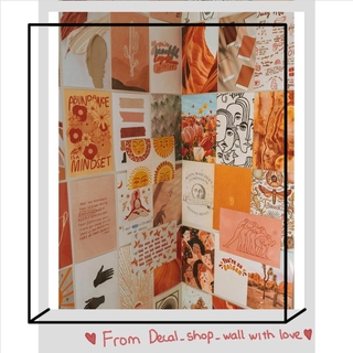 12 tấm Wall Collage dán tường trang trí phòng ngủ - theme Boho aesthetics