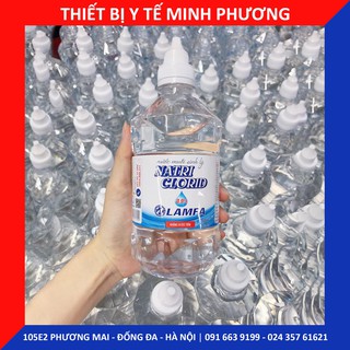 [Hai mẫu mã] Nước muối sinh lý Natriclorid 0.9% chai 500ml