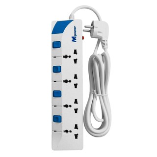 Ổ cắm điện 4 ổ cắm 3 chân dài 3m Mpower MP-243S