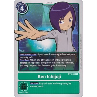 Thẻ bài Digimon - TCG - Ken Ichijoji / BT3-094'