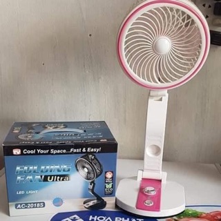 [Mã ELHA22 giảm 5% đơn 300K] Quạt sạc tích điện gấp gọn Folding Fan LR-2018