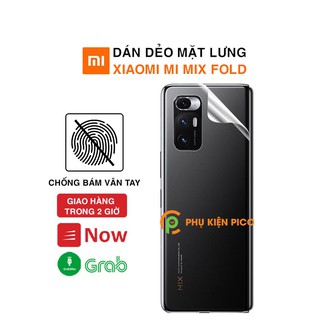 Dán lưng Mi Mix Fold chống bám vân tay dẻo vân mờ PPF tự phục hồi vết xước - Dán dẻo Xiaomi Mi Mix Fold