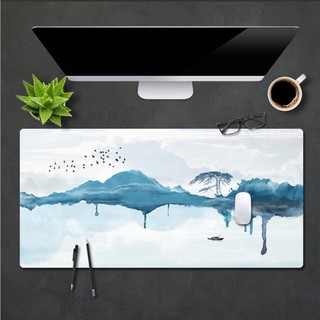 Tấm lót chuột, miếng di chuột khổ lớn kiêm despad da trải bàn làm việc 90x45cm
