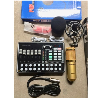 [Mã ELHACE giảm 4% đơn 300K] [Freeship toàn quốc từ 50k] Bộ full phụ kiên thu âm sound H9 bm900 tăng tại nghe ( 5 món)
