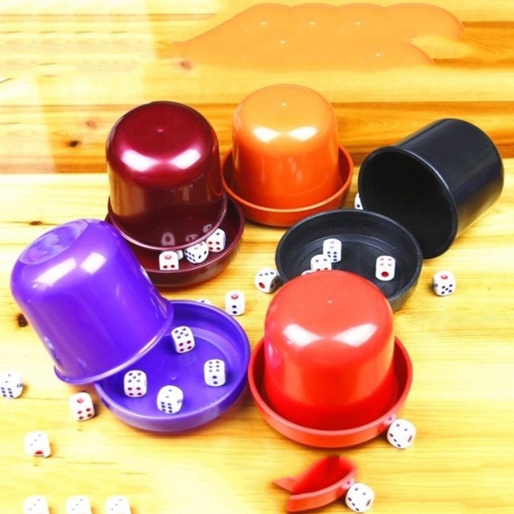 COMBO đồ lắc xí ngầu  + 5 viên xí ngầu