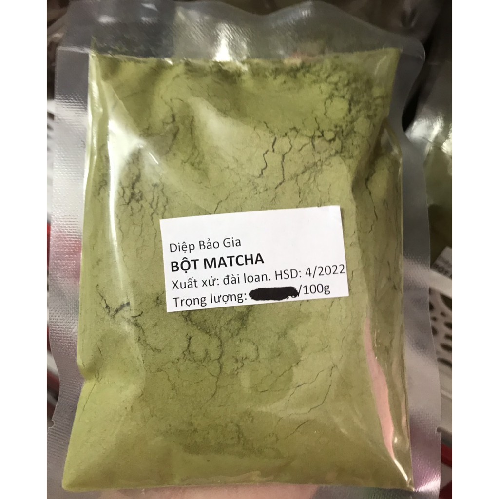 Bột matcha đài loan Neicha mũ trắng 50-100g