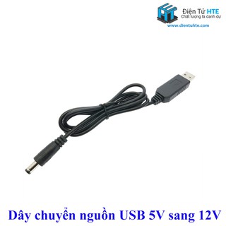 Cáp chuyển đổi nguồn USB 5V sang 9V/12V [HTE Quy Nhơn CN2]