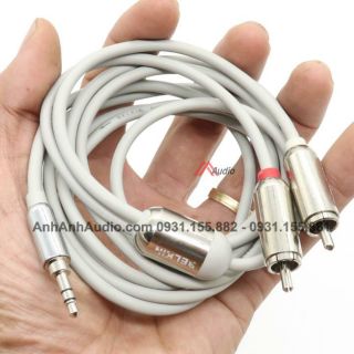 [Mã ELHACE giảm 4% đơn 300K] Cáp 3.5 ra AV phát nhạc Belkin Bãi Xịn
