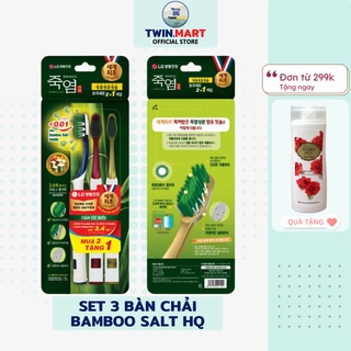 [ĐƠN 299K TẶNG SỮA TẮM 36K] Bộ Bàn Chải Răng Bamboo Salt In Mom – Chăm sóc nướu – TPHCM - Thương hiệu Hàn Quốc