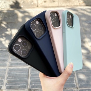 Ốp lưng Mutural màu Silicon chống bẩn iPhone 13, 13 Pro, 13 Pro Max mềm mịn màu siêu đẹp