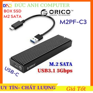 Box ổ cứng M2 sata sang usb-C Orico M2PF-C3- Box M2 ORICO- Bảo Hành 12 Tháng