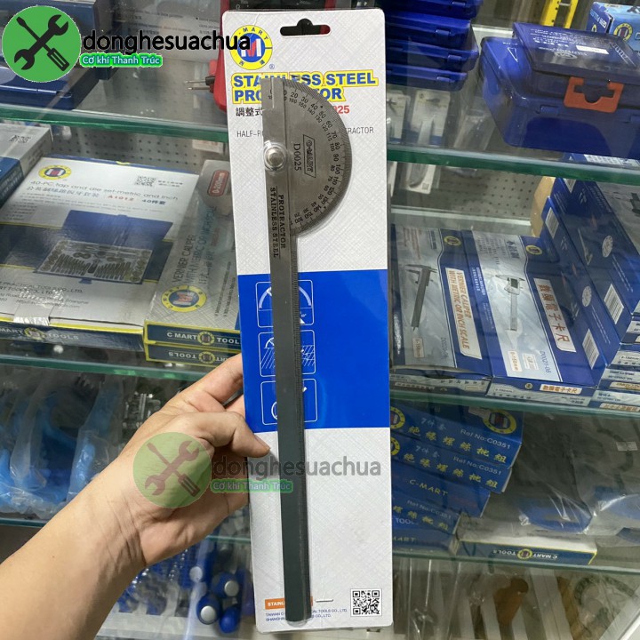 Thước đo độ C-Mart D0025 250mm