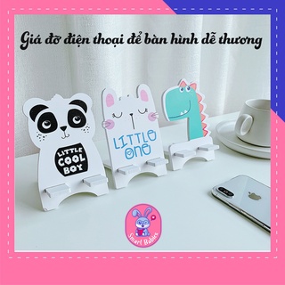 giá đỡ điện thoại để bàn hoạt hình dễ thương, giá đỡ ipad, máy tính bảng để bàn
