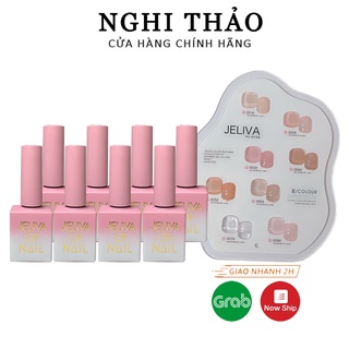 [Mã 253FMCGSALE giảm 8% đơn 500K] Set Sơn thạch Jeliva 8 màu