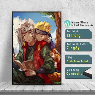 Tranh Naruto và Jiraiya Trang Trí Cho Căn Phòng Thêm Đẹp