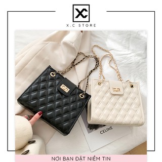 [RẺ NHẤT SHOPEE] Túi xách đeo chéo nữ, kiểu dáng công sở văn phòng XC-3337, họa tiết hình quả trám siêu đẹp