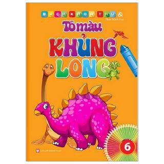 Sách - Tô Màu Khủng Long - Tập 6