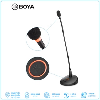 [Mã ELHACE giảm 4% đơn 300K] BOYA BY-GM18CB - Mic thu âm tụ điện Cardioid cổng XLR dùng cho Hội nghị/ Cuộc họp
