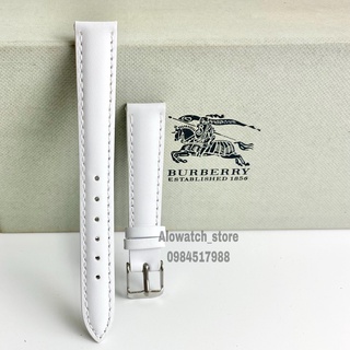 Dây da đồng hồ, dây da bò màu trắng đủ size
