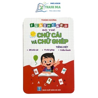 Flashcard bộ thẻ Chữ cái và chữ ghép Tiếng Việt Việt Hà cho bé