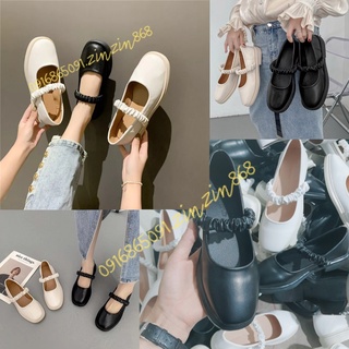Giày nữ-giày búp bê đế đúc quai ngang chun xinh( marry chun nhún)