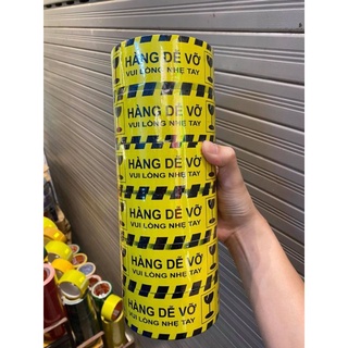 cây 6 cuộn BĂNG KEO HÀNG DỄ VỠ, BĂNG DÍNH HÀNG DỄ VỠ, LOẠI 100 YARD