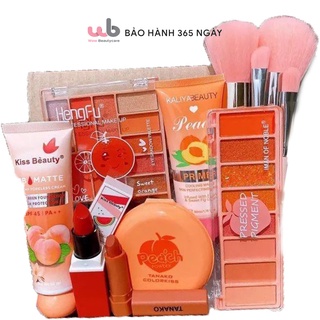 Bộ Trang Điểm gồm 8 món Dễ thương Makeup KissBeauty  [Chính Hãng] Công Cụ Làm Đẹp Không Thể Thiếu Của Chị Em.