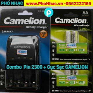 Combo PIN + SẠC CAMELION Xịn Chính Hãng, Pin 2700mah+ Sạc Nhanh BC-0905A Camelion